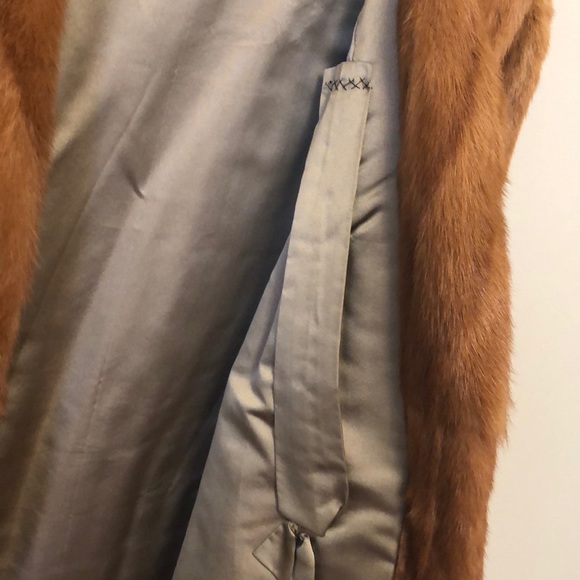Mink Fur Coat Copper coloured - Picture 5 of 9